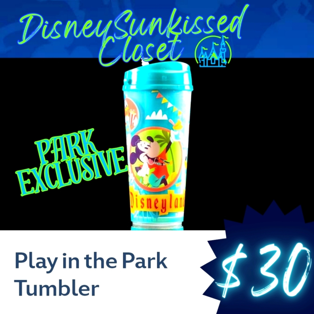 Disneyland Park Exclusive Play in the Park Plastic Tumbler